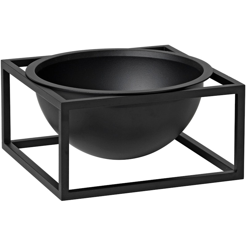 Kubus Bowl Centerpiece Small, Black